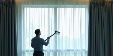 Commercial curtain stain removal service brighton-vic hotels offices restaurants